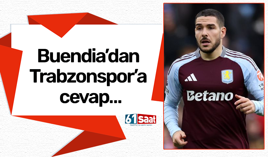 Buendia’dan Trabzonspor’a cevap…