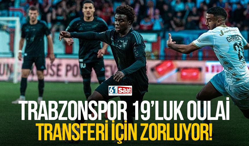 Trabzonspor Ouali transferi için şartlarını zorluyor! Özel uçak...