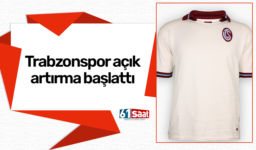 Trabzonspor açık arttırma başlattı!