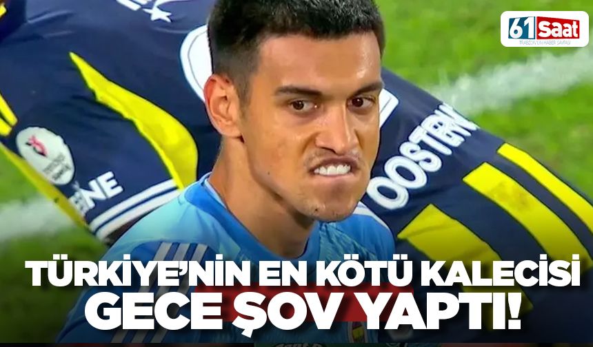 Türkiye'nin en kötü kalecisi yine formunda!