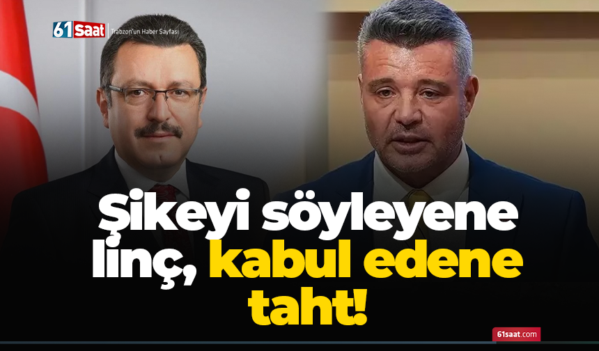 Şikeyi söyleyene linç, kabul edene taht!