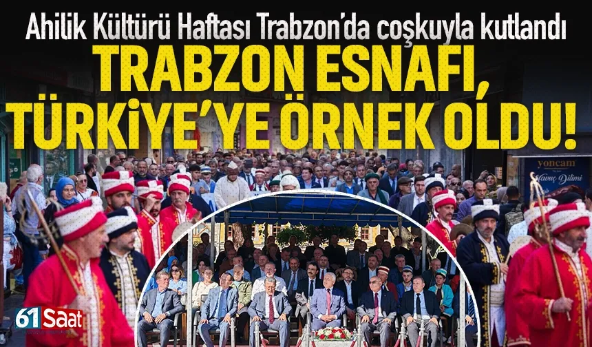 Trabzon Esnafı Türkiye'ye örnek oldu...
