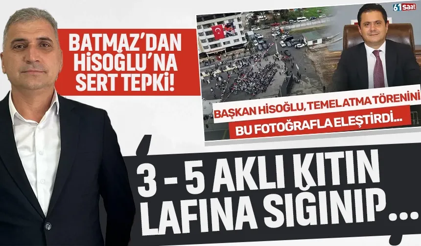 Trabzon'da Batmaz'dan, Hisoğlu'na sert yanıt! "3–5 aklı kıtın lafına sığınıp...