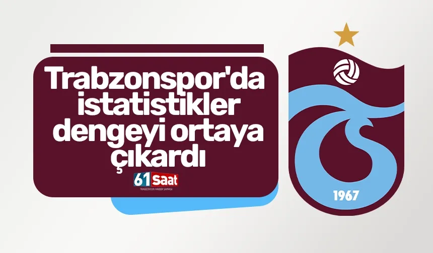 Trabzonspor'da istatistikler dengeyi ortaya çıkardı