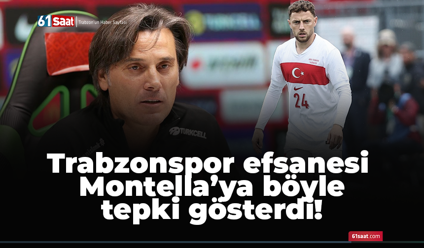 Trabzonspor efsanesi Montella’ya böyle tepki gösterdi!