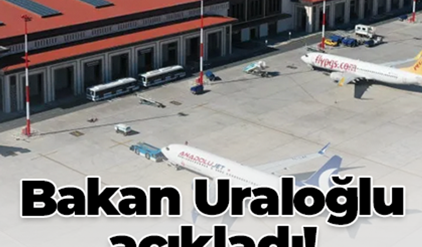 Bakan Uraloğlu açıkladı! Yılın ilk 9 ayında...