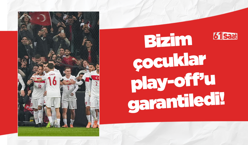 Bizim çocuklar play-off’u garantiledi!