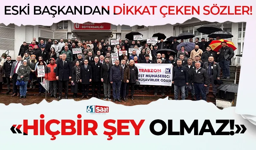 Eski Başkandan dikkat çeken açıklama! "Hiçbir şey olmaz..."