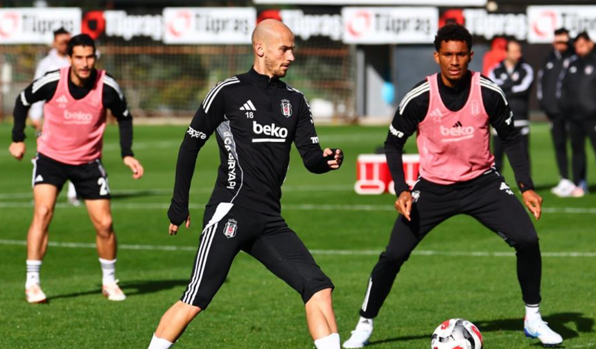 Beşiktaş'ta Trabzonspor maçı hazırlıkları devam etti