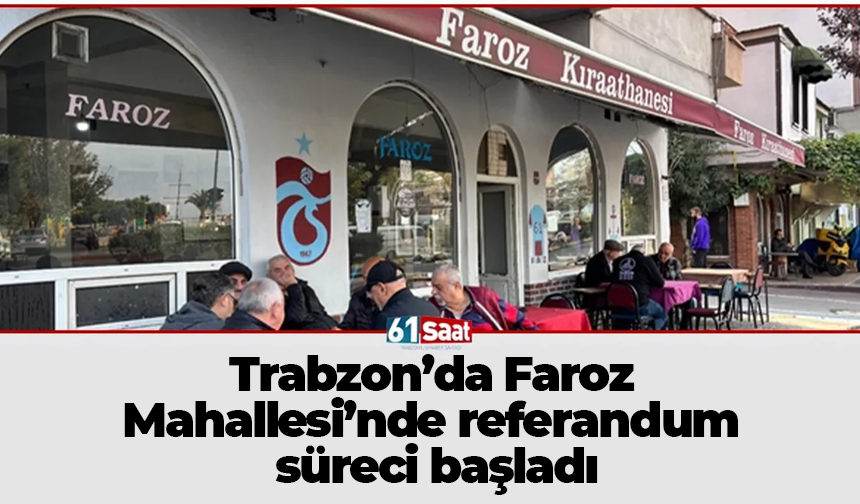 Trabzon’da Belediyeden Muhtarlığa referandum yazısı...