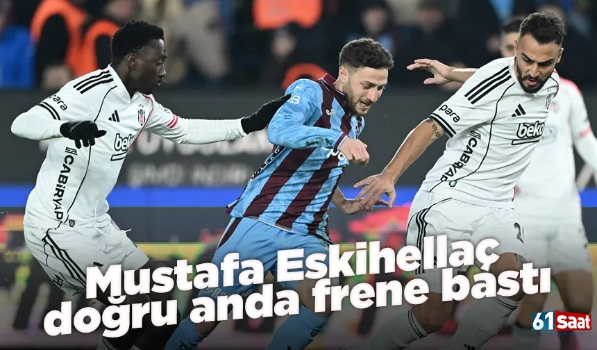 Mustafa Eskihellaç doğru anda frene bastı