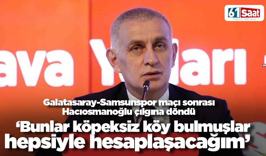 Hacıosmanoğlu GS maçında yaşanan skandal sonrası konuştu 'Herkesle hesaplaşacağım'
