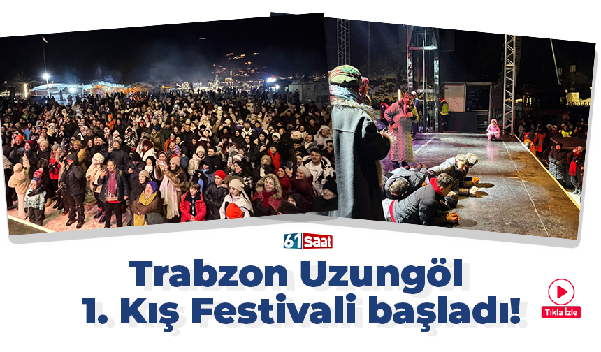 Trabzon Uzungöl 1. Kış Festivali başladı!