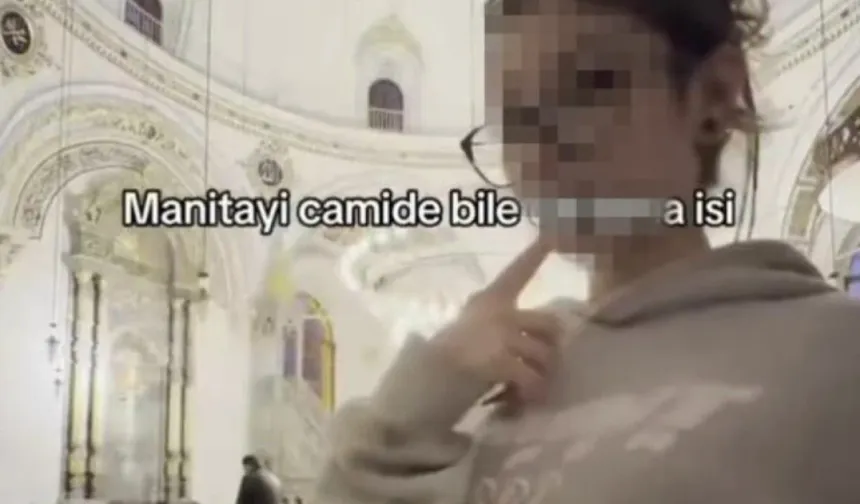 Camideki uygunsuz hareketleri nedeniyle gözaltına alındı