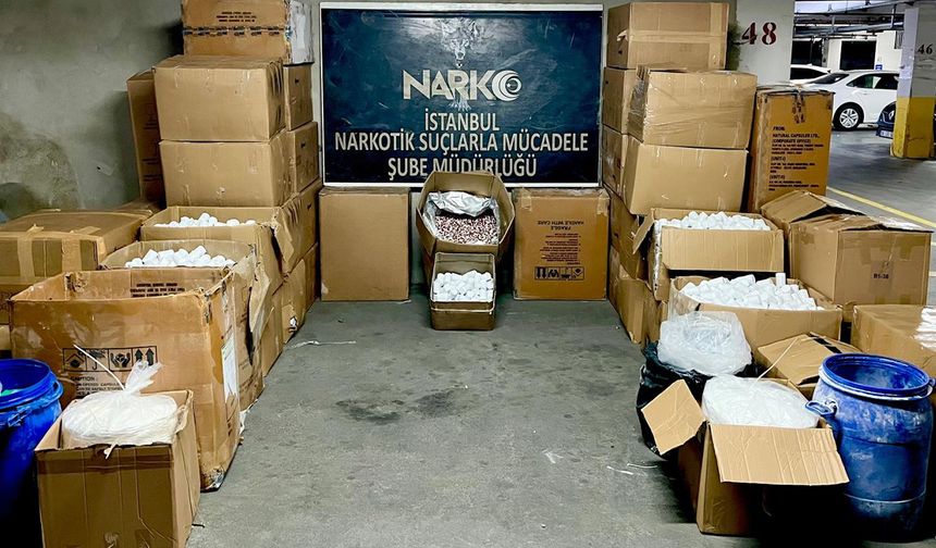 517 kilogram uyuşturucu  ele geçirildi!