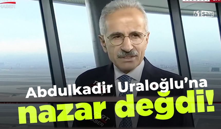 Trabzonlu Bakan Uraoğlu'na nazar değdi!