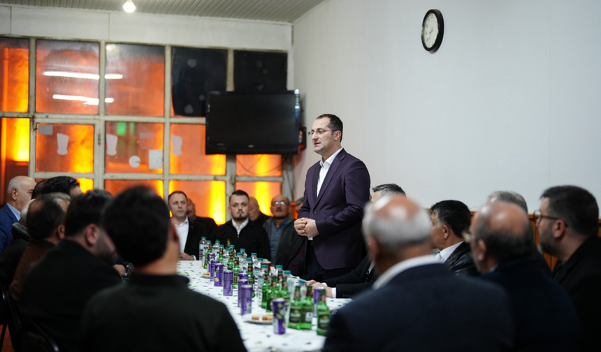 Başkan Ekim Fındıklı Mahallesi’nde teravih buluşmasına katıldı