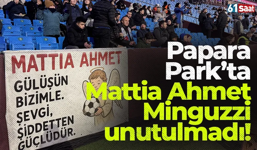 Papara Park’ta Mattia Ahmet Minguzzi unutulmadı!