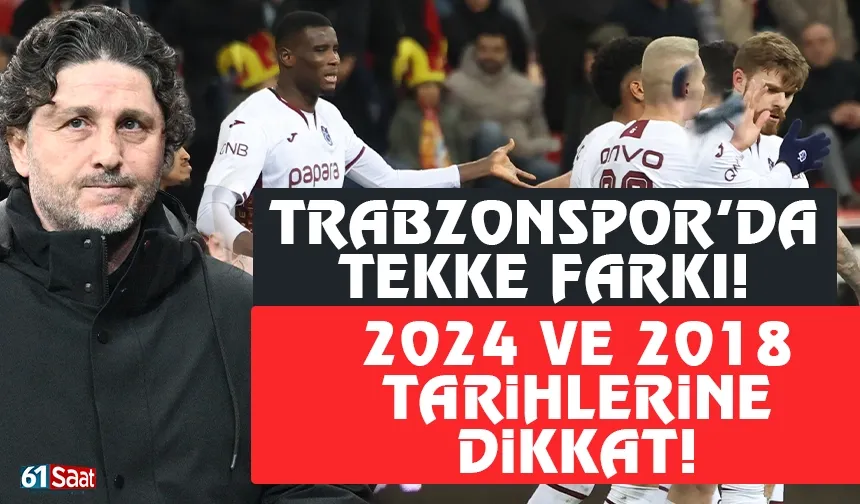 Trabzonspor'da Fatih Tekke farkı... 2024 ve 2018 tarihlerine dikkat!
