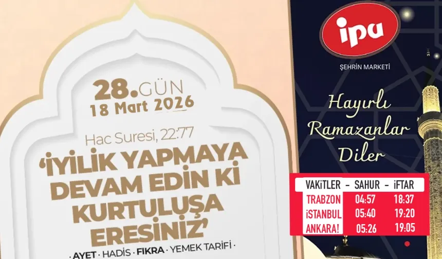 28.gün - 'İyilik yapmaya devam edin ki kurtuluşa eresiniz'