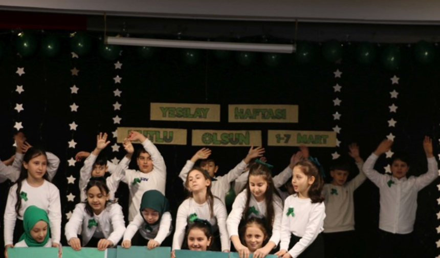 Of’ta Yeşilay Haftası etkinliği yapıldı