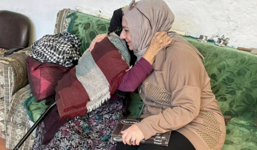 Demirözü’nde şehit ve gazi aileleri ile yaşlılar ziyaret edildi