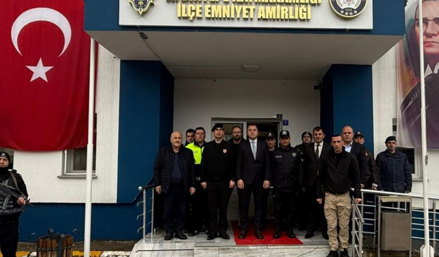 Aydıntepe’de vatandaşların ve görev başındaki personelin bayramı kutlandı