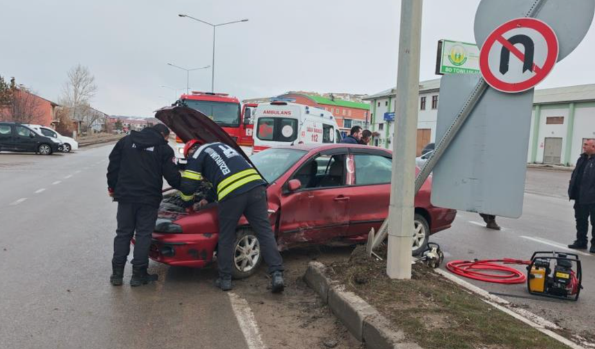 Aşkale’de korkutan kaza: Facianın eşiğinden dönüldü