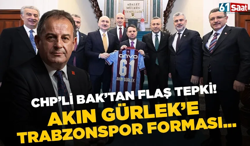 CHP'li Bak'tan flaş tepki! “Trabzonspor’u kirli siyasetinize alet edemezsiniz.”