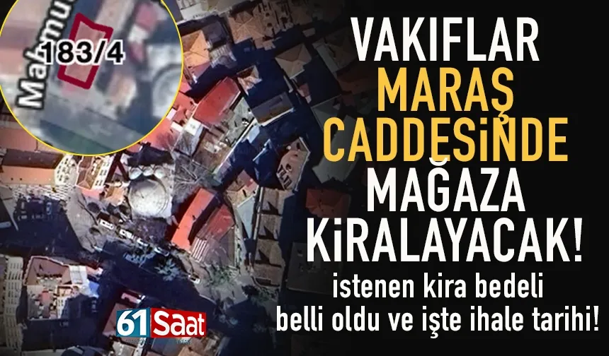 Vakıflar, Trabzon’un en gözde caddesi Maraş Caddesi’nde mağaza kiralayacak!