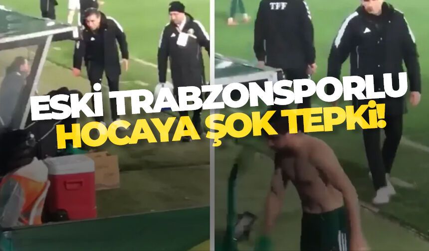 Eski Trabzonsporlu hocaya şok tepki