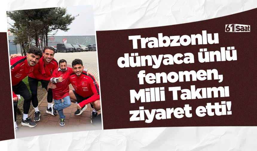 Trabzonlu dünyaca ünlü fenomen, Bizim Çocuklar’ı ziyaret etti!