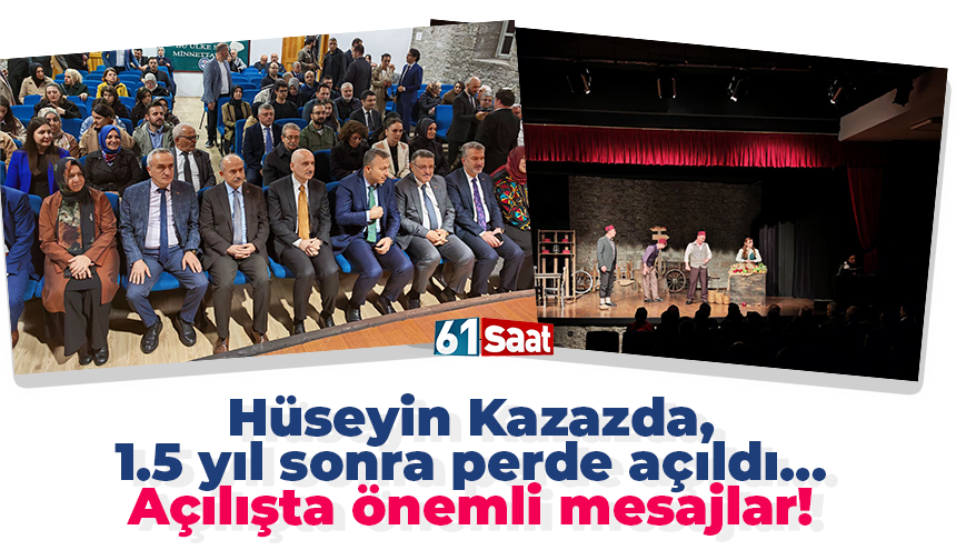 Hüseyin Kazazda, 1.5 yıl sonra perde açıldı… Açılışta önemli mesajlar!