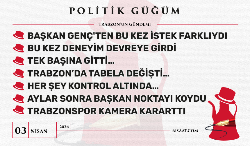 Politik Güğüm - 3 Nisan 2026