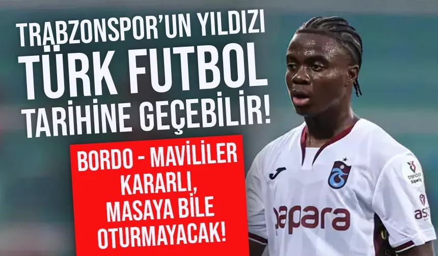 Trabzonspor'da Oulai, Süper Lig tarihine geçebilir...