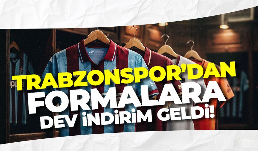 Trabzonspor'dan çılgın kampanya! Forma fiyatlarında dev indirim
