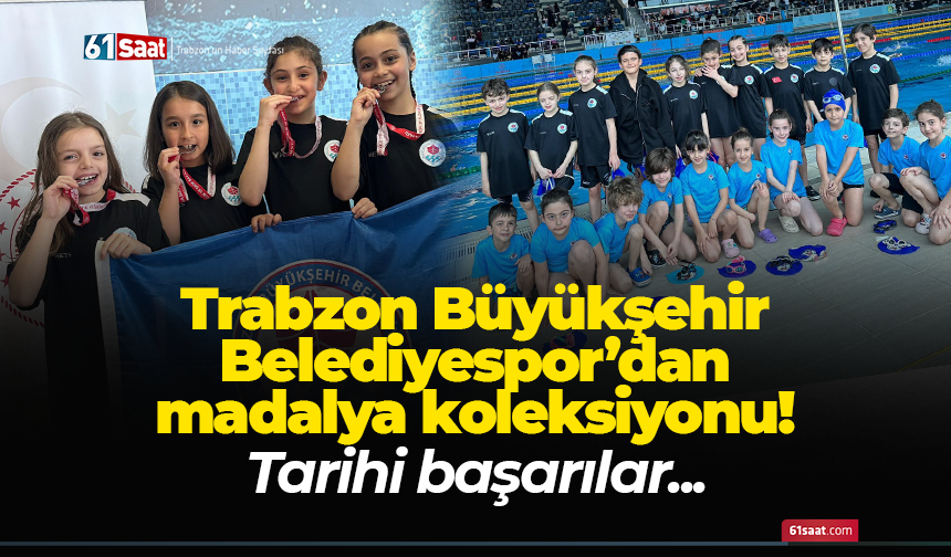 Trabzon Büyükşehir Belediyespor’dan madalya koleksiyonu! Tarihi başarılar...