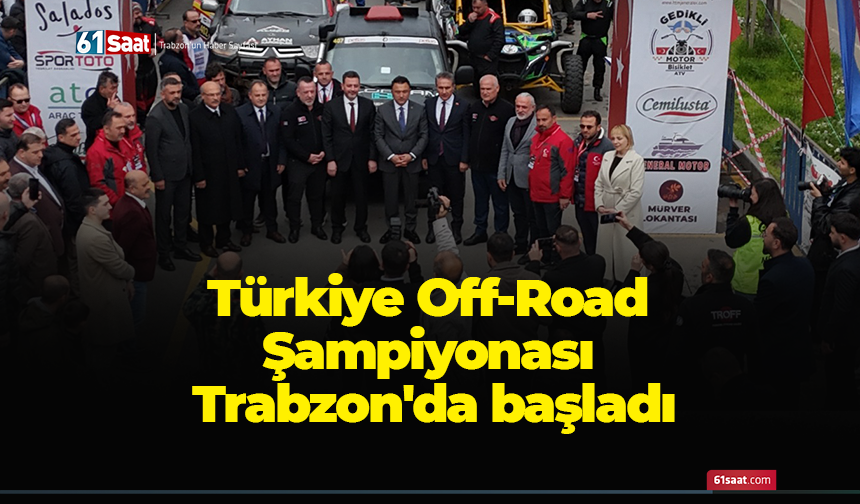 Türkiye Off-Road Şampiyonası Trabzon'da başladı
