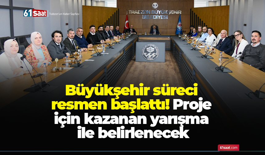 Büyükşehir süreci resmen başlattı! Proje için kazanan yarışma ile belirlenecek