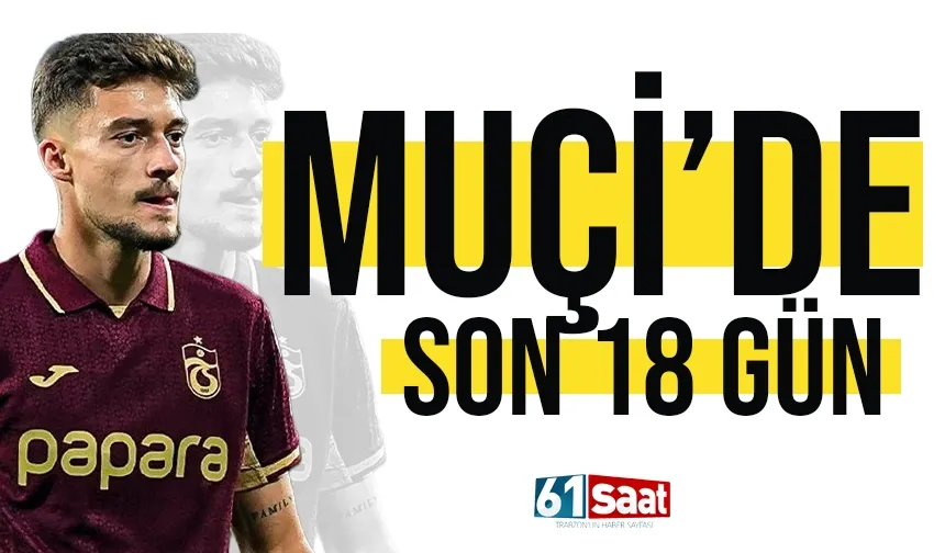 Trabzonspor'da Ernest Muçi için 18 gün kaldı...