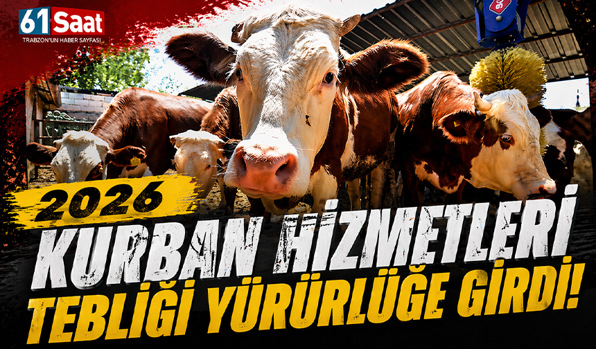 2026 Kurban hizmetleri tebliği yürürlüğe girdi!