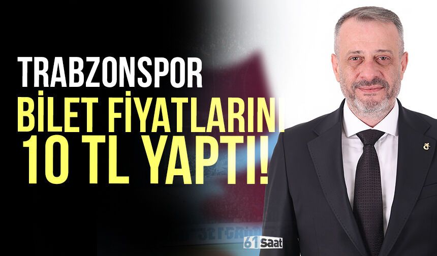 Trabzonspor’da Sami Karaman açıkladı! Biletler ücretsiz...