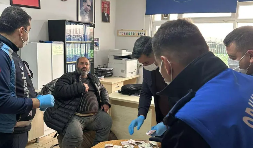 Dilencinin üzerinden çıkan para şaşırttı!