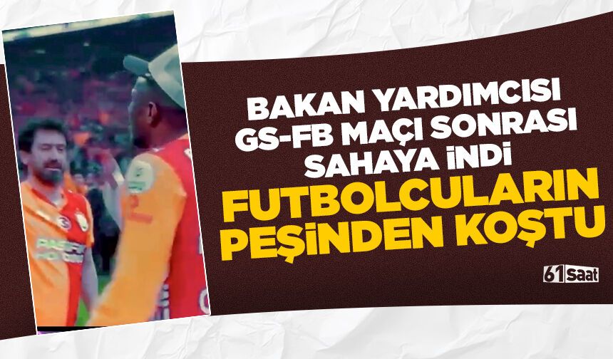 Bakan Yardımcısı sahaya indi, futbolcuların peşinden koştu