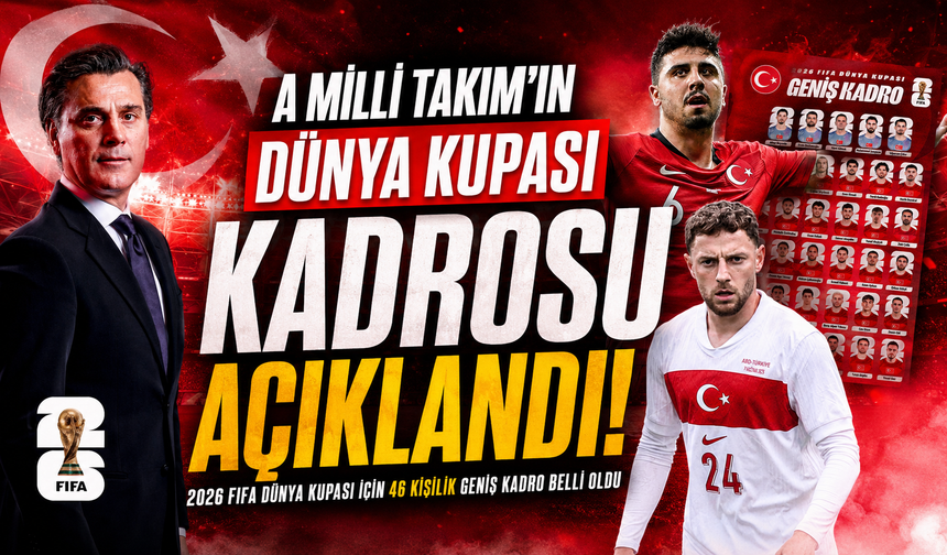 A Milli Takım’ın Dünya Kupası kadrosu açıklandı!