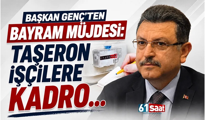 Trabzon'da Başkan Genç'ten Bayram Müjdesi: Taşeron işçilere kadro...