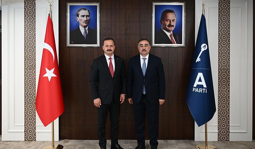 Ağıralioğlu’nun konuğu Azerbaycan Büyükelçisi Dr. Reşad Memmedov oldu