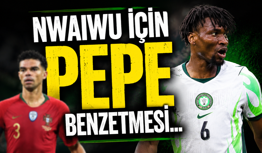 Nwaiwu için Pepe benzetmesi...