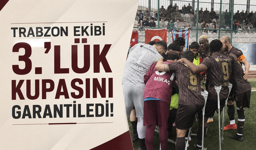 Trabzon ekibi 3.'lük kupasını garantiledi!