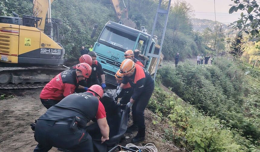 Rize'de kamyon kazası: 1 ölü